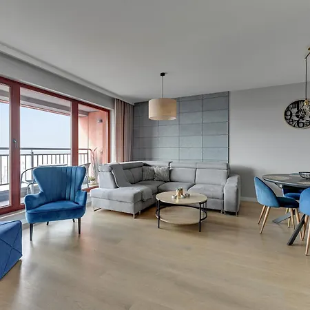 Waterlane Island - Riverview Pool, Spa, Gym & Parking By Downtown Apartments Gdaňsk Pokoj fotografie