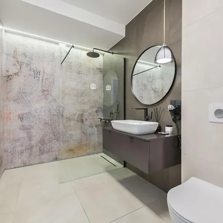 Waterlane Island - Riverview Pool, Spa, Gym & Parking By Downtown Apartments Gdaňsk Pokoj fotografie