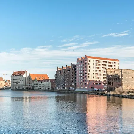 Waterlane Island - Riverview Pool, Spa, Gym & Parking By Downtown Apartments Gdaňsk Exteriér fotografie
