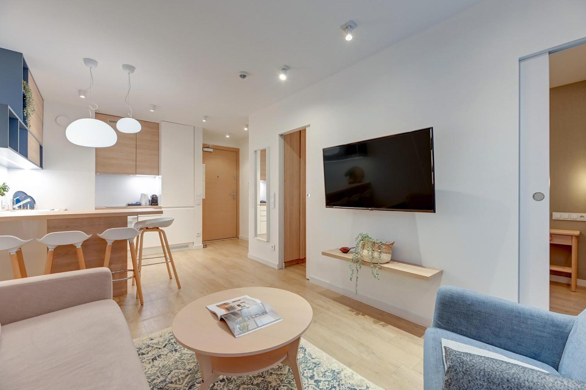 Waterlane Island - Riverview Pool, Spa, Gym & Parking By Downtown * Gdaňsk