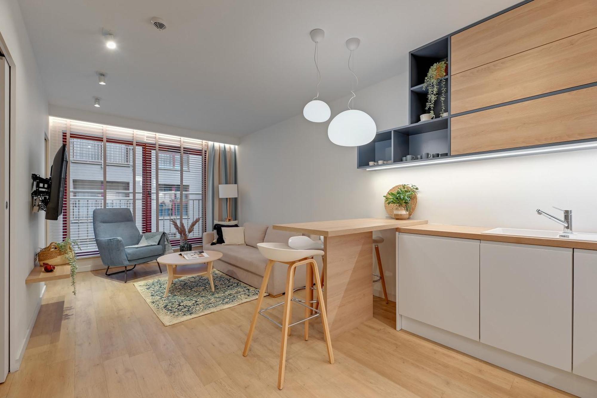 Waterlane Island - Riverview Pool, Spa, Gym & Parking By Downtown * Gdaňsk