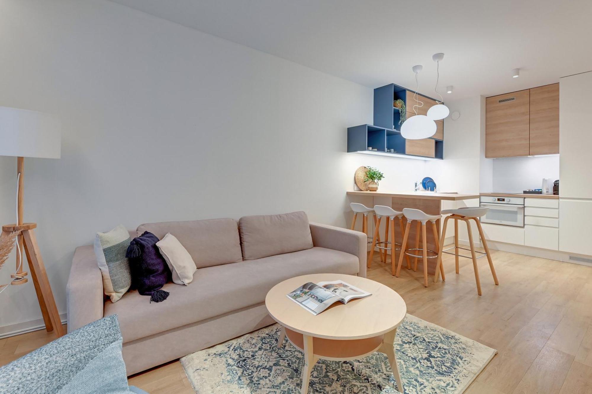 Waterlane Island - Riverview Pool, Spa, Gym & Parking By Downtown Gdaňsk