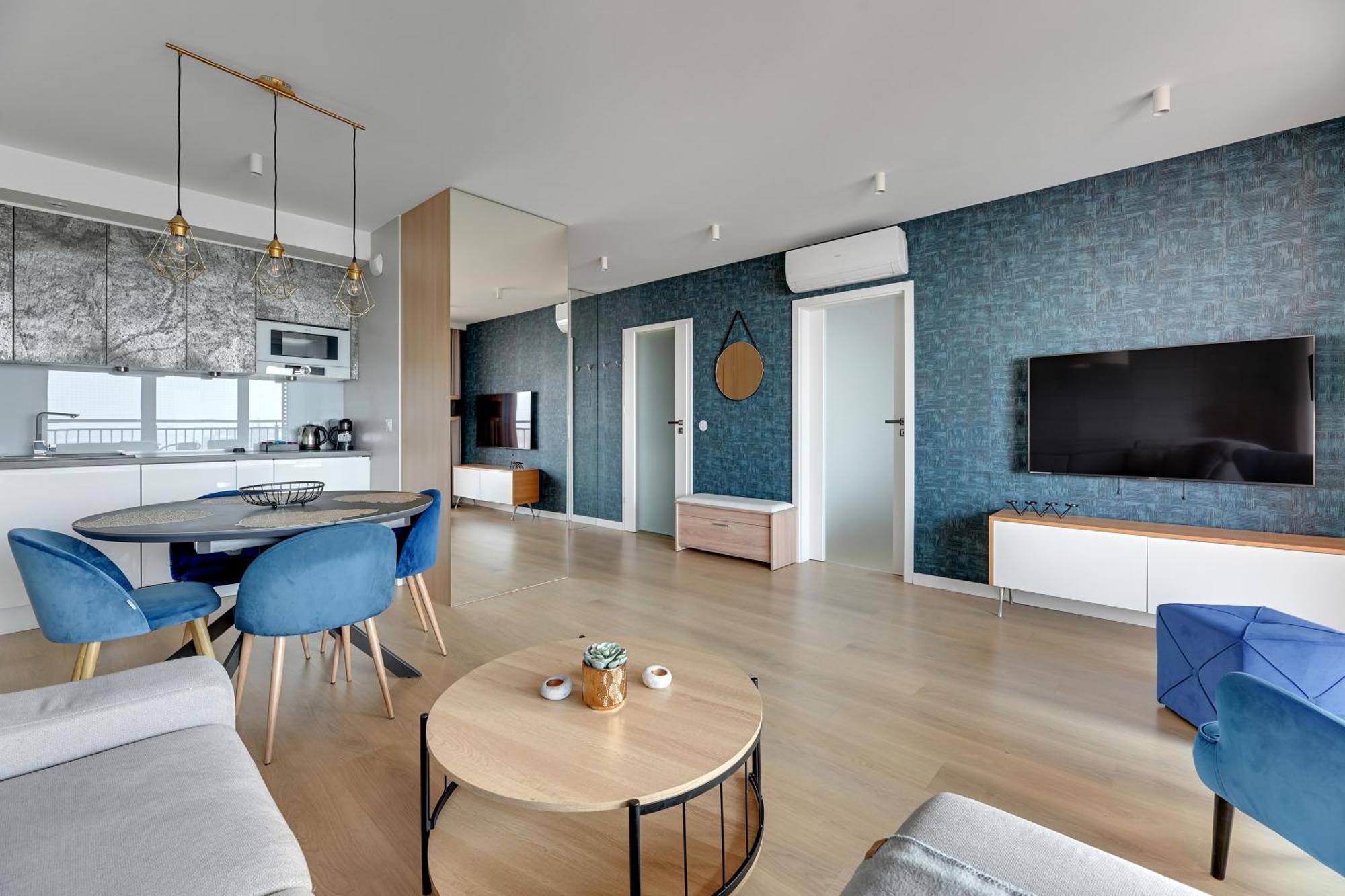 Waterlane Island - Riverview Pool, Spa, Gym & Parking By Downtown Apartmán Gdaňsk