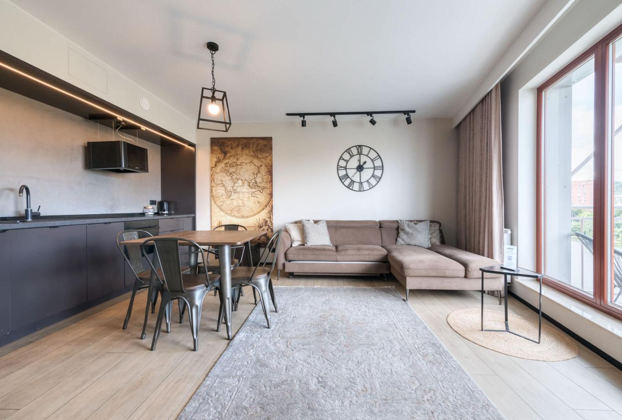 Waterlane Island - Riverview Pool, Spa, Gym & Parking By Downtown * Gdaňsk