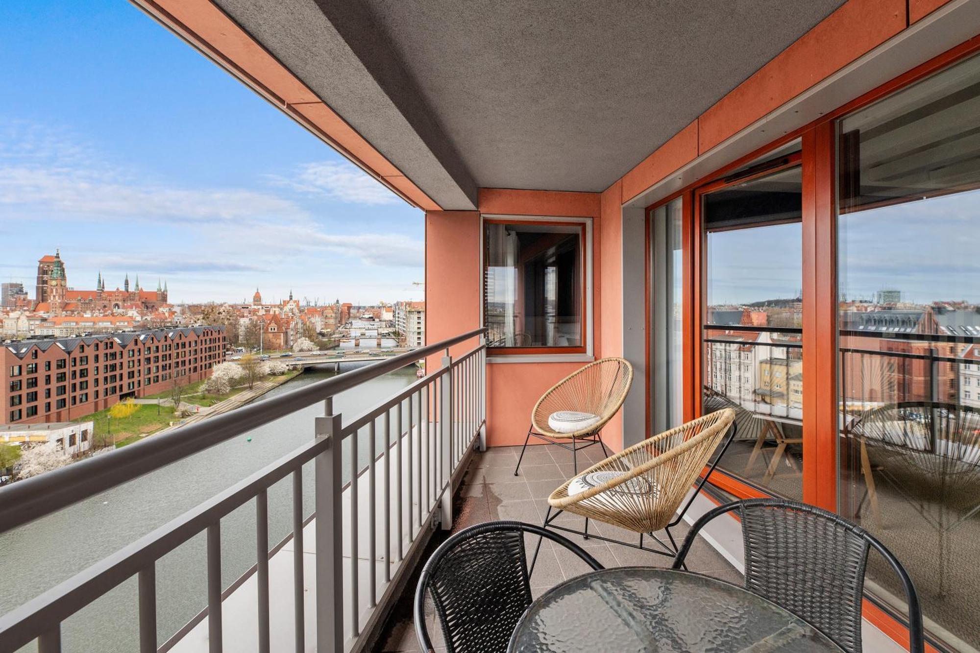 Apartment Waterlane Island - Riverview Pool, Spa, Gym & Parking By Downtown Gdansk